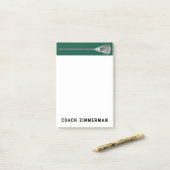 ラクロスパーソナライズされたギフトのメモ ポストイット (デスク上)