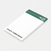 ラクロスパーソナライズされたギフトのメモ ポストイット (アングル)