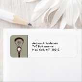 ラクロスパーソナライズされたギフトアイディア ラベル (インサイチュ)