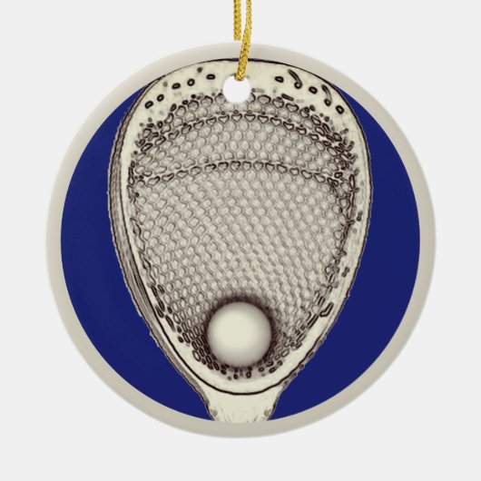 ラクロスパーソナライズされたゴアリー2025収集可能 セラミックオーナメント (正面)