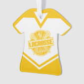 ラクロスパーソナライズされたジャージーグランマLAX オーナメント (正面)