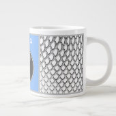 ラクロスパーソナライズされた収集可能な巨大コーヒーマグ ジャンボコーヒーマグカップ (右)