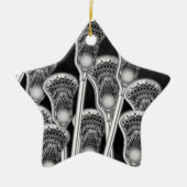 ラクロスパーソナライズされた収集可能 セラミックオーナメント (正面)