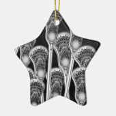 ラクロスパーソナライズされた収集可能 セラミックオーナメント (左)