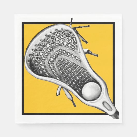 ラクロスパーティーイベント スタンダードランチョンナプキン (正面)