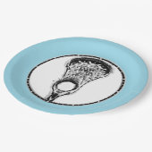 ラクロスパーティーイベント ペーパープレート (アングル)