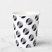 ラクロスパーティーネイビーブルー 紙コップ (左)