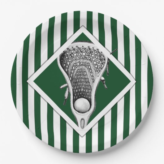 ラクロスパーティー紙プレート ペーパープレート (正面)