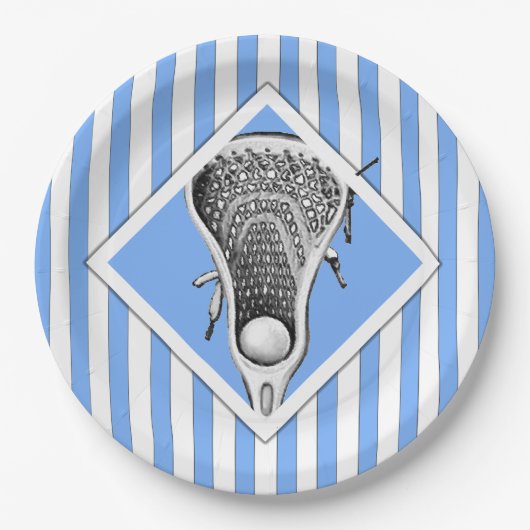 ラクロスパーティー紙プレート ペーパープレート (正面)