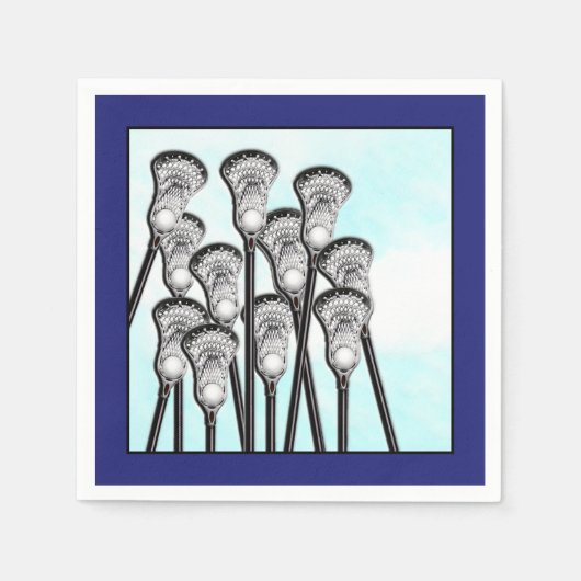 ラクロスパーティー スタンダードカクテルナプキン (正面)