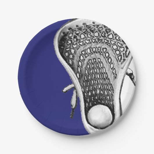 ラクロスパーティー ペーパープレート (正面)