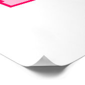 ラクロスピンク ポスター (角)