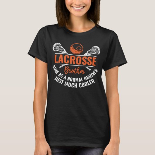 ラクロスブラザー定義ラクロスプレーヤー Tシャツ (正面)