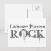 ラクロスプレイヤーズロック ポストカード (正面/裏面)