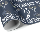 ラクロスプレイヤー誕生日 ラッピングペーパー (ロールコーナー)