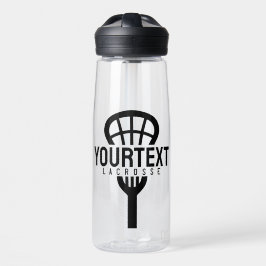 ラクロスプレーカスタムヤー文字チームメッシュスポーツスティック ウォーターボトル