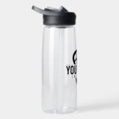 ラクロスプレーカスタムヤー文字チームメッシュスポーツスティック ウォーターボトル (右面)