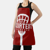 ラクロスプレーカスタムヤー文字チームメッシュスポーツスティック エプロン (インサイチュ)