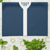 ラクロスプレーカスタムヤー文字チームメッシュスポーツスティック キッチンタオル (折り畳み)