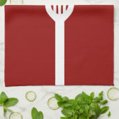 ラクロスプレーカスタムヤー文字チームメッシュスポーツスティック キッチンタオル (折り畳み)