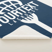 ラクロスプレーカスタムヤー文字チームメッシュスポーツスティック シェルパブランケット (3/4)