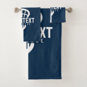 ラクロスプレーカスタムヤー文字チームメッシュスポーツスティック バスタオルセット (インサイチュ)