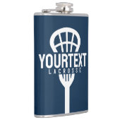 ラクロスプレーカスタムヤー文字チームメッシュスポーツスティック フラスク (右)