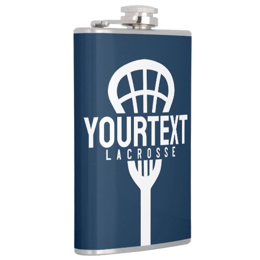 ラクロスプレーカスタムヤー文字チームメッシュスポーツスティック フラスク (右)