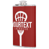 ラクロスプレーカスタムヤー文字チームメッシュスポーツスティック フラスク (左)