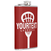 ラクロスプレーカスタムヤー文字チームメッシュスポーツスティック フラスク (右)