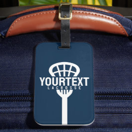 ラクロスプレーカスタムヤー文字チームメッシュスポーツスティック ラゲッジタグ