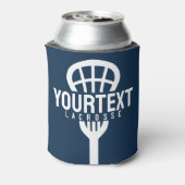 ラクロスプレーカスタムヤー文字チームメッシュスポーツスティック 缶クーラー (缶裏面)