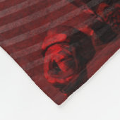 ラクロスプレーヤーのためのパーソナライズなフリースブランケット フリースブランケット (角)