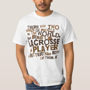 ラクロスプレーヤーのギフト Tシャツ