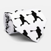 ラクロスプレーヤーのタイ ネクタイ (ロール)