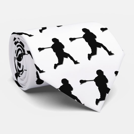 ラクロスプレーヤーのタイ ネクタイ (ロール)