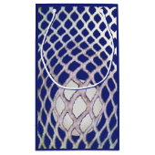 ラクロスプレーヤーブルースモール抱き枕 スモールペーパーバッグ (裏面)