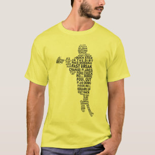 ラクロスプレーヤーワードアートTシャツ Tシャツ
