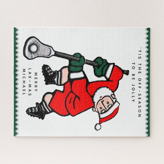 ラクロスホリデーギフトジグソーパズル ジグソーパズル (横)