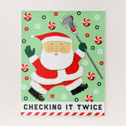 ラクロスホリデーギフトジグソーパズル ジグソーパズル (縦)