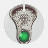 ラクロスホリデーギフト ガラスオーナメント (正面)