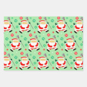 ラクロスホリデーギフト ラッピングペーパーシート (正面)