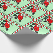 ラクロスホリデーギフト ラッピングペーパー (角)