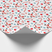 ラクロスホリデーギフト ラッピングペーパー (角)