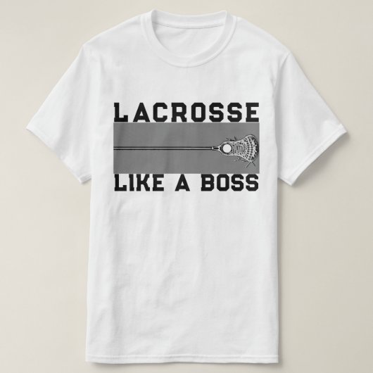 ラクロスボススポーツTシャツ Tシャツ (デザイン正面)