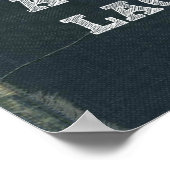 ラクロスポスターの姿勢とゴール! ポスター (角)