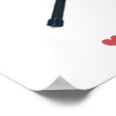 ラクロスママハート ポスター (角)