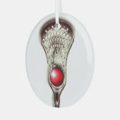 ラクロスメリーラックスマス ガラスオーナメント (正面左)