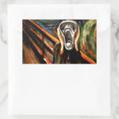 ラクロスユーモア 長方形シール (バッグ)