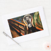 ラクロスユーモア 長方形シール (封筒)